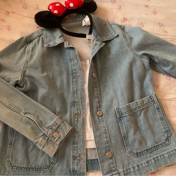Top shop Blue Denim Jacket with two front pockets - Picture 4 of 4